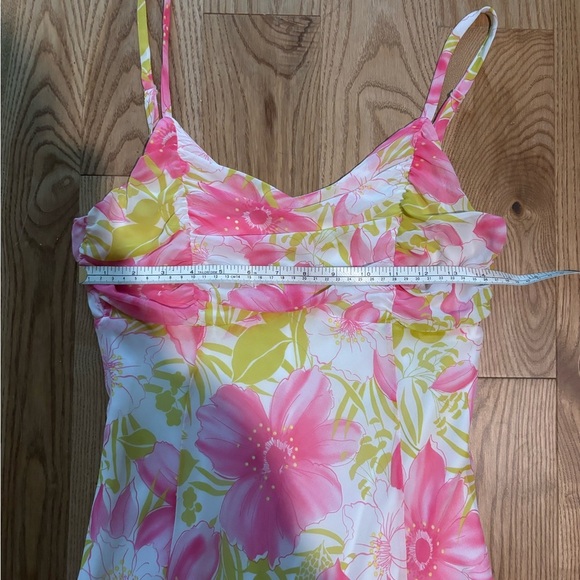 Vintage Ankee Usa Long Floral Asymmetrical Dress - Picture 5 of 7